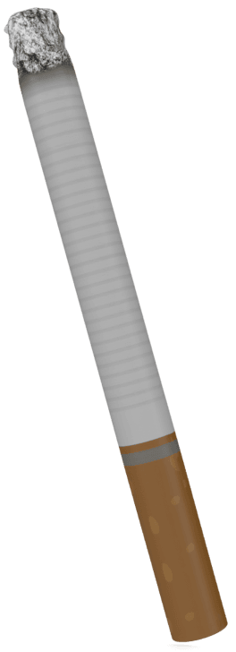floating cigarette